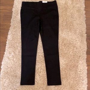 INC Pull-On Ponte Skinny Pants - Black